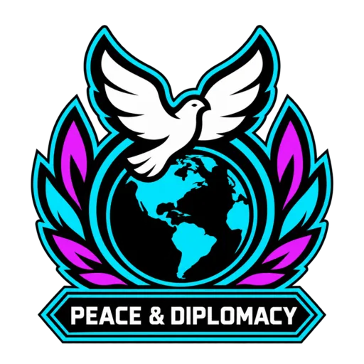 Peace and diplomacy emblem